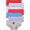 Carter's Girls' Little 7-Pack Underwear, Ladybug, 6/6X view 1