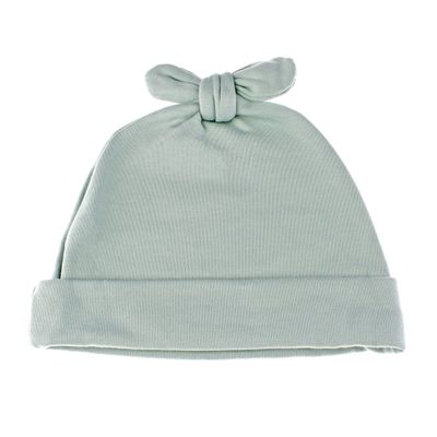 My Lello Baby Vintage Rabbit Ears Cotton Beanie Hat - (6-12 Month) - Faded Blue