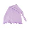My Lello Baby Ruffled Knotted Tail Cotton Beanie Hat - (6-18 Months) - Lavender view 1