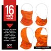 GOT Sports UPF 50+ Fishing Neck Gaiter - UV Face Mask Sun Protection for Men & Women - Camo SPF Face Cover Gator - Fishing, Hunting, Hiking (Blaze Orange) view 3