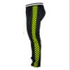 SCREENSHOT Men's Athletic Fitness Slim Fit Workout Track Pants BASIC P11854-Black/Neon-Medium view 3