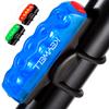 Bike Tail Light USB Rechargeable-Super Bright LED Bicycle Rear Light with Red/Blue/Green Color Waterproof Taillight for Cycling Safety (Red/Blue/Green) view 1