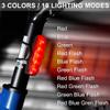 Bike Tail Light USB Rechargeable-Super Bright LED Bicycle Rear Light with Red/Blue/Green Color Waterproof Taillight for Cycling Safety (Red/Blue/Green) view 3