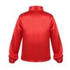 YONGHS Kids Boys Sparkly Sequins Hip Hop Performance Shirts Glittery Sequined Long Sleeve Spread Collar Dancewear Red 12-14 view 3