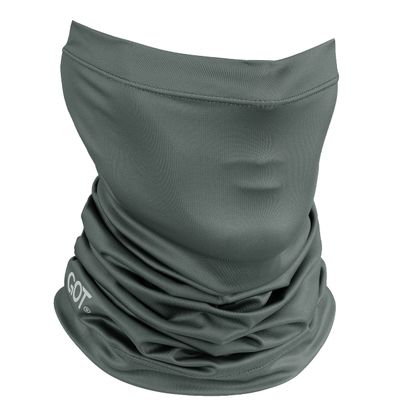 GOT Sports UPF 50+ Fishing Neck Gaiter - UV Face Mask Sun Protection for Men & Women - Camo SPF Face Cover Gator - Fishing, Hunting, Hiking (Gunmetal Gray)