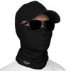 GOT Sports UPF 50+ Fishing Neck Gaiter - UV Face Mask Sun Protection for Men & Women - Camo SPF Face Cover Gator - Fishing, Hunting, Hiking (Midnight Black) view 1