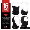 GOT Sports UPF 50+ Fishing Neck Gaiter - UV Face Mask Sun Protection for Men & Women - Camo SPF Face Cover Gator - Fishing, Hunting, Hiking (Midnight Black) view 3