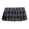 Aislor Women's Japanese Schoolgirl Skirt Cosplay Costume Mini Plaid Pleated Skirt Tartan Uniform Black One Size view 4