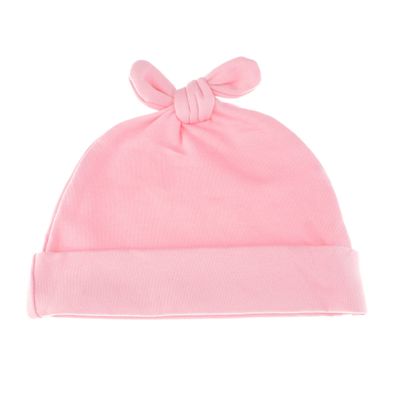 My Lello Baby Vintage Rabbit Ears Cotton Beanie Hat - (6-12 Month) - Light Pink