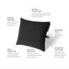Nemo Equipment Fillo Elite Ultralight Backpacking & Camping Pillow - One Size - Midnight Gray view 2