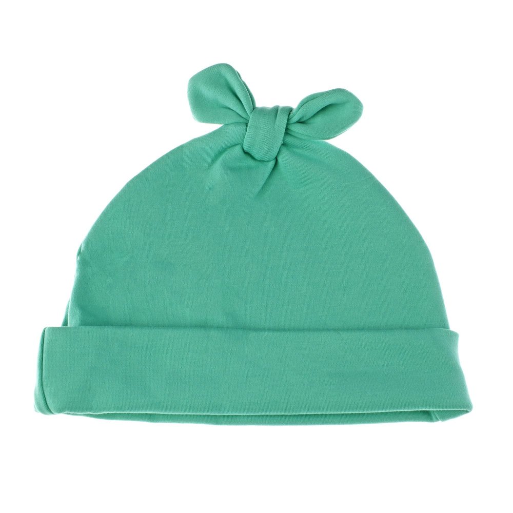 My Lello Baby Vintage Rabbit Ears Cotton Beanie Hat - (6-12 Month) - Jade