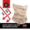 UPF 50+ Fishing Neck Gaiter - UV Face Mask Sun Protection (Digi Sand Camo) view 2