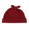 My Lello Baby Vintage Rabbit Ears Cotton Beanie Hat - (6-12 Month) - Deep Red view 1
