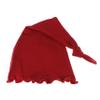 My Lello Baby Ruffle Knotted Tail Cotton Beanie Hat - (0-6 Months) - Red view 1