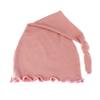 My Lello Baby Ruffled Knotted Tail Cotton Beanie Hat - (6-18 Months) - Dusty Rose view 1