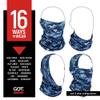 GOT Sports UPF 50+ Fishing Neck Gaiter - UV Face Mask Sun Protection for Men & Women - Camo SPF Face Cover Gator - Fishing, Hunting, Hiking (Digi Navy) view 3