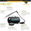 Nemo Equipment Helio Portable Pressure Camp Shower - 11 Liter - Black/Dark Verglas view 2
