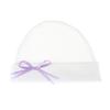 My Lello Baby Cotton Beanie Hat w/Bow - (0-6 Months) - Lavender view 1