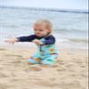 HUAANIUE Baby/Toddler Boy One-Piece Swimsuit UPF 50+ Long Sleeve Swimwear view 2