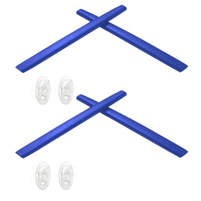 2 Pair Blue Replacement Earsocks & Nosepieces Kits for Oakley Square Wire 2 (2014) OO4075