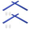 2 Pair Blue Replacement Earsocks & Nosepieces Kits for Oakley Square Wire 2 (2014) OO4075 view 1