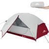Forceatt Tent 3 Person Camping Tent, Waterproof and Windproof 3-4 Seasons Ultralight Backpack Tent, can be Installed Immediately, Suitable for Hiking, Camping, Outdoor view 1