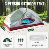 Forceatt Tent 3 Person Camping Tent, Waterproof and Windproof 3-4 Seasons Ultralight Backpack Tent, can be Installed Immediately, Suitable for Hiking, Camping, Outdoor view 4