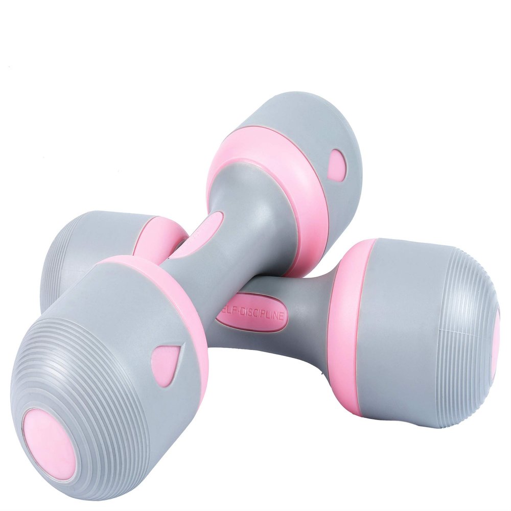 Nice C Adjustable Dumbbells Weights, Neoprene All-in-1 Options, Non-Slip, All-Purpose, Home, Gym, Office