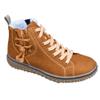JITUUE Women's Ankle Boots Winter PU Lace Up Cotton Warm Fax-Fur Snow Boots Outdoor Comfort Anti-Slip Waterproof Booties Platform Shoes(Orange,US 8.5) view 1