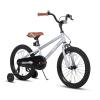 JOYSTAR 18 Inch Kids Bike for Age 5-8 Girls Boys Bikes 5 6 7 8 9 Years Old BMX Style Children Bicycles with Kickstand Birthday Gift Silver view 1