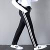 ZGZZ7 Women's Casual Athletic Sweatpants Full Length Straight Running Active Pants (Black, Small) view 4