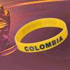 LIOOBO 5pcs Country Flag Silicone Bracelet Unique Rubber Sports Fashion Wristband Game Supplies Hand Band for Sports Game Compatitive Race International Match (Colombia) view 2