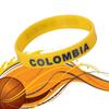 LIOOBO 5pcs Country Flag Silicone Bracelet Unique Rubber Sports Fashion Wristband Game Supplies Hand Band for Sports Game Compatitive Race International Match (Colombia) view 4