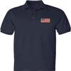 ALLNTRENDS Men's Polo T Shirt Embroidery USA Flag Embroidered America Shirt Gift (XL, Navy) view 1