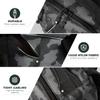 Ghosthorn Fishing Backpack Tackle Sling Bag-Backpack with Rod Holder- Lightweight Tackle Box Fly Fishing Gifts for Men Women (I.Large Black Camouflage) view 3