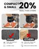 Ankle Weights, 5 Lbs X 2 Wrist Leg Arm Weights for Women and Men, Comfortable and Soft, Pretty Sturdy, Perfect for Dancing, Running, Walking, Fitness, Workout, Physical Therapy - Black view 2
