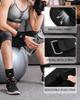 Ankle Weights, 5 Lbs X 2 Wrist Leg Arm Weights for Women and Men, Comfortable and Soft, Pretty Sturdy, Perfect for Dancing, Running, Walking, Fitness, Workout, Physical Therapy - Black view 3