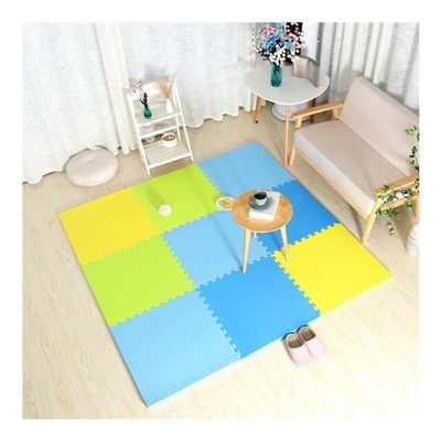 ALGFree Bedroom Bedside Baby Anti-Fall Foam Puzzle Play Mat Living Room Climbing Mat Crawling Mat Thicken Splice Interlocking Floors Tiles, Free Combination (Color : D, Size : 50x50x2.5cm-4 PCS)