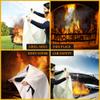 SKAMZ Fire Blanket 4 Pack - 47" x 47" Prepared Emergency Fire Blanket for Home and Kitchen, RV, Grill, Fireplace, Safe & Easy for Young Adults and Elderly view 3