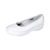 24 Hour Comfort Janine (1057) Women's Wide Width Leather Slip On Shoes White 9.5 view 1