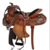 15 16 Cowgirl Western Horse Leather Pleasure Saddle Bling Show Barrel Racing TACK (16 in) view 2