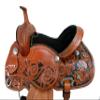 15 16 Cowgirl Western Horse Leather Pleasure Saddle Bling Show Barrel Racing TACK (16 in) view 3