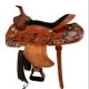 15 16 Cowgirl Western Horse Leather Pleasure Saddle Bling Show Barrel Racing TACK (16 in) view 4