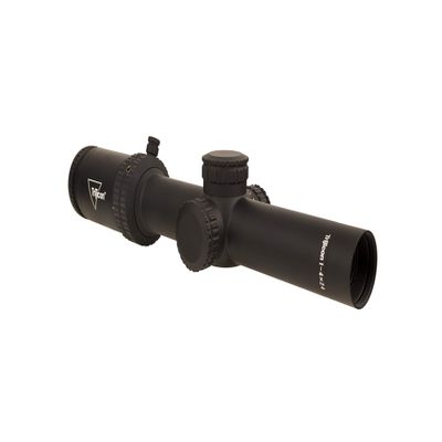 Trijicon Credo 1-4x24 Second Focal Plane (SFP) Riflescope with Green BDC Segmented Circle Reticle, 30mm Tube, Matte Black