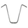 Alta Bicycle 16" Square Twisted Lowrider 25.4mm Bike Handle Bars (Chrome) view 1
