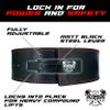 Arsa Fitness Weight Lifting Lever Belt | Lever Adjustable - Red Skull (Medium) view 3