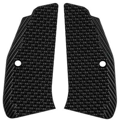 LOK Grips Compact CZ 75 Thin Bogies G10 Grips Solid Black