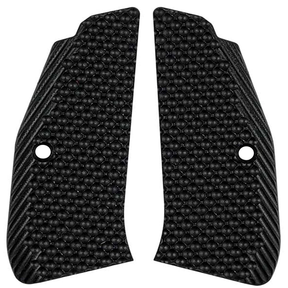 LOK Grips Compact CZ 75 Thin Bogies G10 Grips Solid Black