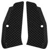 LOK Grips Compact CZ 75 Thin Bogies G10 Grips Solid Black view 1