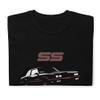 1986 Chevy Monte Carlo SS Short-Sleeve Unisex T-Shirt Black view 3